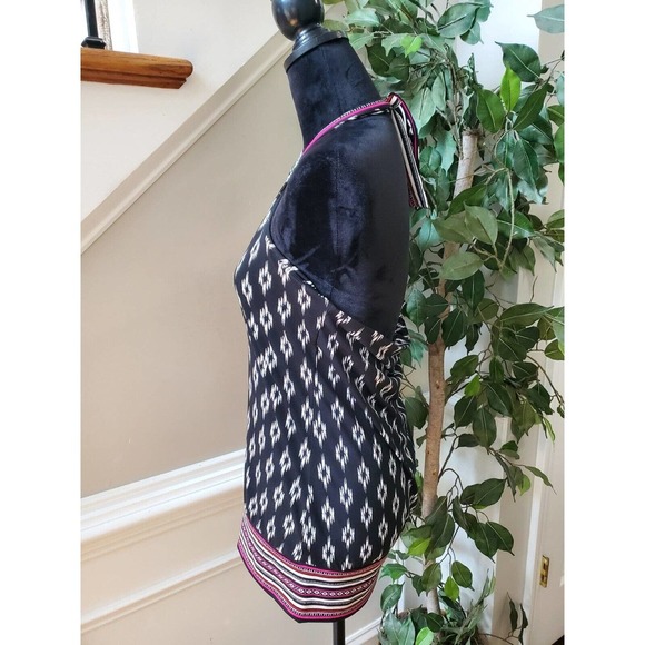White House Black Market Women's Polyester Halter Neck Sleeveless Blouse Size M - Picture 5 of 10